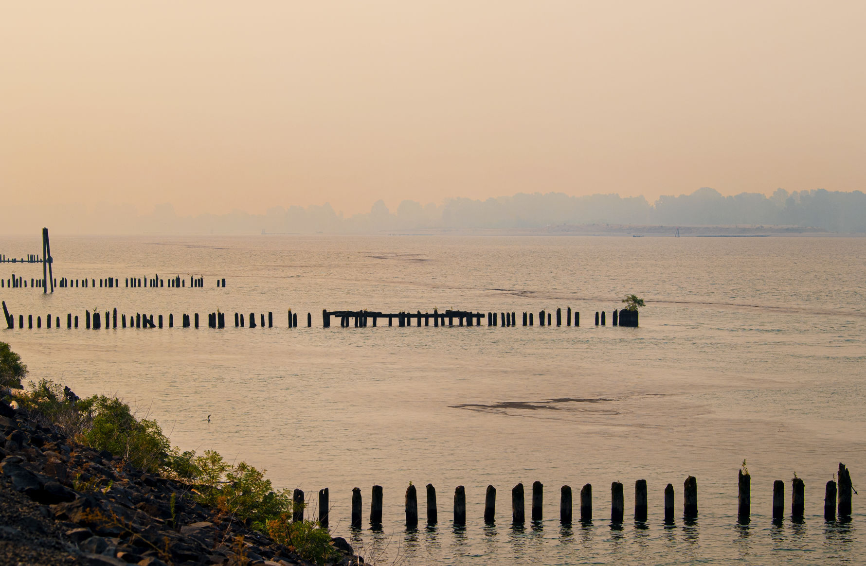 Kalama wildfire smoke